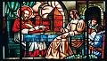 Franz von Sales als geistlicher Begleiter: Ausschnitt aus dem Glasfenster der Basilika von Annecy, Frankreich von Charles Plessard