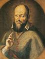 Portrait in der Basilika von Thonon-les-Bains, Savoyen, 17. Jahrhundert.
