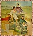 Gemälde in der Don Bosco Kirche in Ritaglio, Italien.