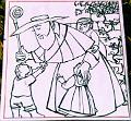 Franz von Sales und die Kinder, Gemälde von Michael O'Neill McGrath osfs, Samarpanaram, Indien