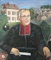 Gemälde (Ausschnitt) von Herbert Fischer, 2012, Salesianum Rosental, Eichstätt, Bayern