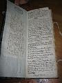 Noviziatsbuch der Heimsuchung Mariens in Annecy von 1610. Hier haben sich alle Novizinnen der Heimsuchung ab der Gründung 6.6.1610 eingetragen. Hier die 1. Seite. Archiv der Heimsuchungsklosters von Annecy, Frankreich