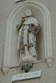 Statue an einer Kirche im Chablais, Frankreich