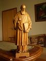 Statue im Heimsuchungskloster von Untermarchtal/Obermarchtal, Baden-Württemberg, Deutschland