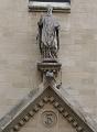 Statue an der alten Pfarrkirche Franz von Sales in Paris, Frankreich