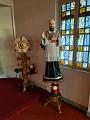 Statue in der Kapelle von Samarpanaram, Bangalore, Indien